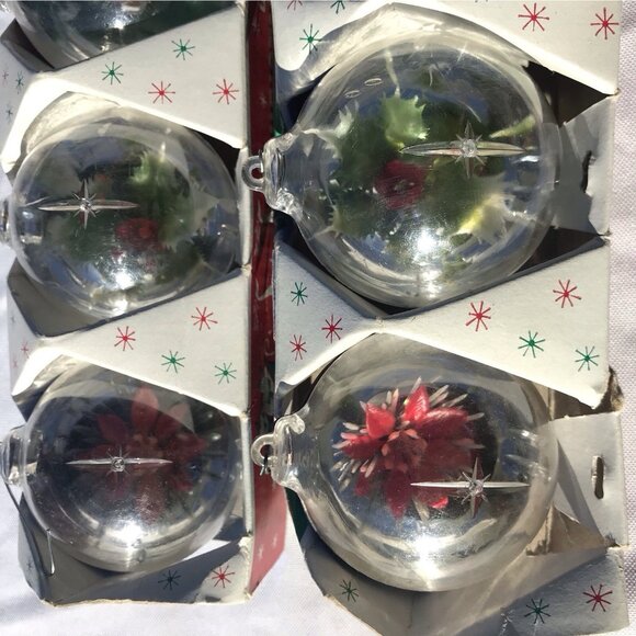 Vtg Jewel Brite Plastic Diorama Christmas Ornaments Pixie Elves 60s Lot 10 Decor - Picture 9 of 16